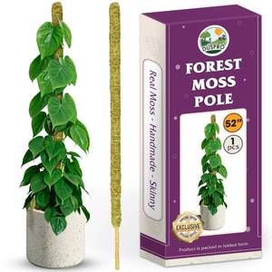 lot 2077 image: Duspro 52 Forest Moss Pole for Plants, Forest Tall Moss Poles for Climbing Plants Monstera, Sphagnum Moss Stick for Monstera Plant Support, Handmade Plant Stakes for Indoor Plants Grow Upwards