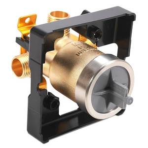 lot 2087 image: R10000-UNBXHF Universal Shower Valve Body Replacement Delta Faucet R10000 UNBXHF MultiChoice Bathtub and Shower Valve Body for Tub Faucet Trim Kits, Fits Single or Dual Function Delta Faucet Trim Kit