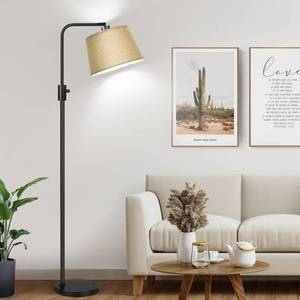 lot 7553 image: Nintiue Dimmable Floor Lamp, 1000 LM LED Edison Bulb Included, Arc Floor Lamps for Living Room Modern Standing Lamp Tall Lamps for Living Room Bedroom-Champagne