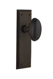 lot 7554 image: Nostalgic Warehouse New York Plate & Homestead Door Knob - Retail $100.24