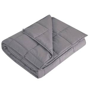 lot 11461 image: LAGRATY Weighted Blanket - 48x72 15lbs Cooling Breathable Heavy Blanket Microfiber Material with Glass Beads for Adult All-Season Summer Fall Winter Soft Thick Comfort