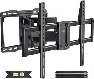 lot 11475 image: USX Mount Full Motion TV Wall Mount for 42-85 inch, TV Mount Swivel and Tilt,Wall Mount Bracket with Dual Articulating Arms Up to 132lbs, VESA 600x400mm, 16 Wood Studs, UL Listed XML019
