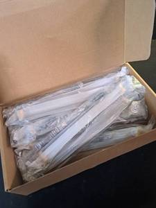 lot 11477 image: goldenwarm 30 Pack 10 Inch Cabinet Handles Black and Gold Cabinet Pulls Matte Black Drawer Handles Square Aluminum Alloy Hardware - Retail $84.99