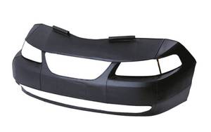 lot 11487 image: Lebra Covercraft Custom Fit Front End Cover for Hyundai Elantra - (Vinyl, Black) - Retail $145.65