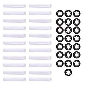 lot 12007 image: XTPTFABS 22Pcs Garage Door Quiet Hinge Sleeves Shaft Gaskets Compatible With New Rollers or Rollers With Clean Stems (ID-11mm OD-11.90mm L-80mm)