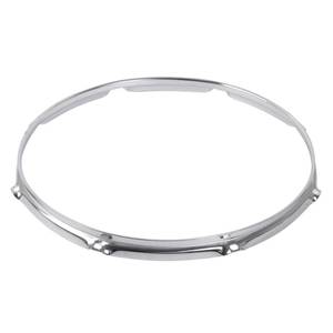 lot 12012 image: Yibuy Zinc Alloy Snare Drum Hoop Rim for Decoration 8 Lug 14 Inches Upper Circle