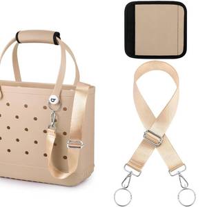 lot 12015 image: OUTXE Strap Wrap for Bogg Bag, Adjustable Shoulder Crossbody Strap, Neoprene Handle Wrap Protector, Bogg Bag Accessories