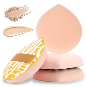 lot 12025 image: 2 Pcs Large Teardrop Powder Puff for Face Powder Wet and Dry Powder Puffs Water Drop Makeup Sponge Soft Foundation Sponge Make Up Sponges for Face Foundation,Concealer,Liquid,Cream,Powder