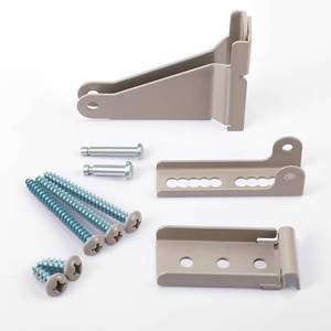 lot 12028 image: Dreyoo Storm Door Closer Kit Compatible with AndersenEmcoLarson40201Pella, Screen Door Closer Replacement Parts with Brackets, Mounting Screws and Pins (Beige)