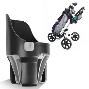 lot 12030 image: Tributary Brands Golf Push Cart Cup Holder Compatible with Clicgear, Sun Mountain, Bagboy and More. Golf Push Cart Accessories- Large Size