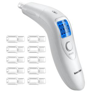 lot 12031 image: Anntoo Professional Ketone Breath Analyzer Portable Ketone Breath Meter Digital Ketosis Breath Tester with 10 Washable Mouthpieces - Achieve Your Ketosis Goals, White
