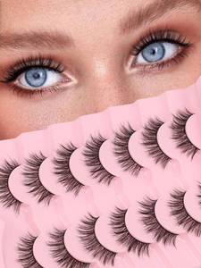 lot 12039 image: Siligli Fake Eyelashes natural 3D-384, black