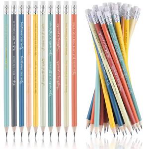 lot 12065 image: Sabary 30 Pcs Inspirational Pencils Bulk Graduation Student Gift from Teacher 2 HB Wood Pre Sharpened Pencils Motivational Class School Gift for Kindergarten Kids Graduation Party Favor