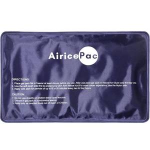 lot 12067 image: AiricePac Ice Packs for Injuries Reusable, Gel Cold Pack for Knee Neck Shoulder Ankle Elbow Hip Back Pain Relief, Cold Compress Therapy for Swelling, Bruises, Surgery, 7��x 11��, Blue