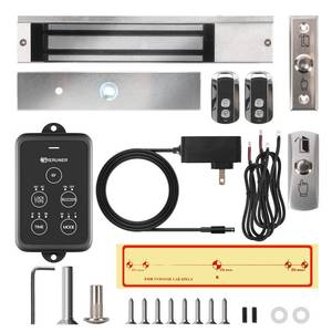lot 12092 image: ���°��°��°��°��°��°��� 600lbs Electromagnetic Door Lock Access Control Outswinging.600lbs280kg Electric Door Magnetic Lock Kit System with 2 Remote Control��Integrated Power Box - Retail $142.58