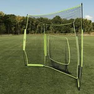 lot 5253 image: Athletic Works. 12 X 8-Foot Baseball Hitting BaskStop Net Green