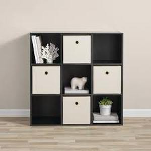 lot 15986 image: Mainstays 9-Cube Organizer Storage Unit