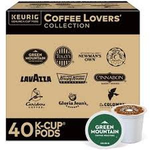 lot 19024 image: Keurig Coffee Lovers Collection 40-Count K-Cup Pods Variety Pack 3 Boxes EXP 8 8 25