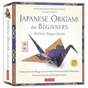 lot 20070 image: Japanese Origami for Beginners Book Set with 72 Paper Sheets by Tuttle Publishing
