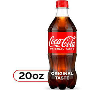 lot 20100 image: Coca-Cola Original Taste 20oz Bottles - Pack of 4 (April 12 25 EXP)