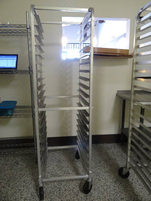 lot 6331 image: Commercial 20 Sheet Pan Rack On Casters
