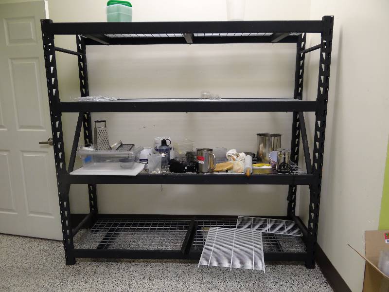 lot 6355 image: Utility Shelf with 4 Shelves