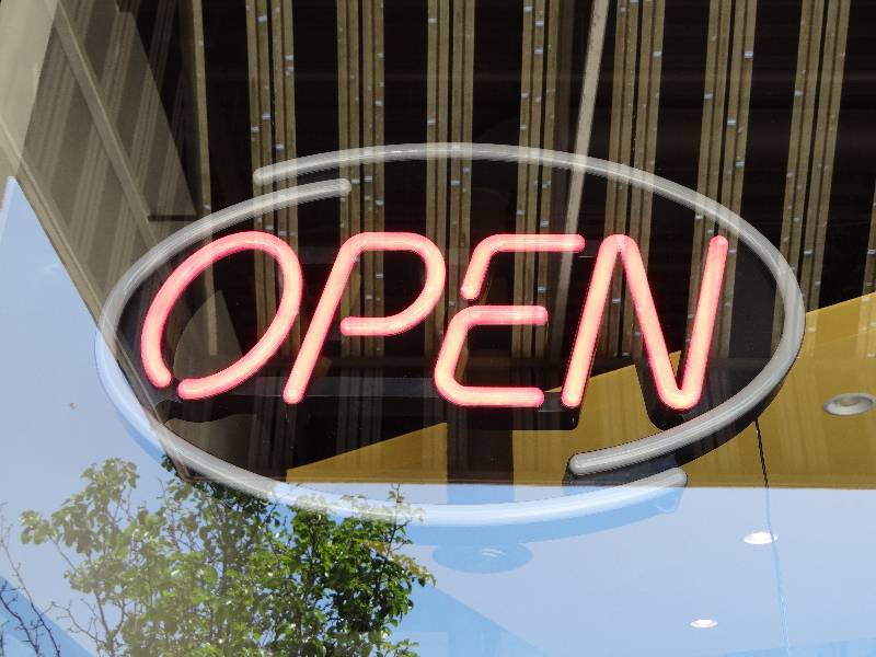 lot 6390 image: Open Sign that Changes Colors