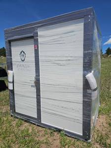 lot 7740 image: Unused Portable Restroom Unit With Shower W2.16mL1.92mH2.36m