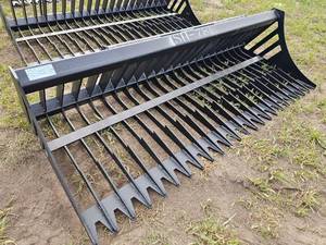 lot 7755 image: Unused Skid Steer Rock Bucket 78