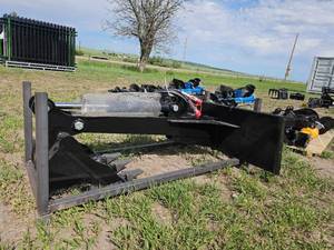 lot 7797 image: Unused Captok CK-BK56M Skid Steer Backhoe Attachment