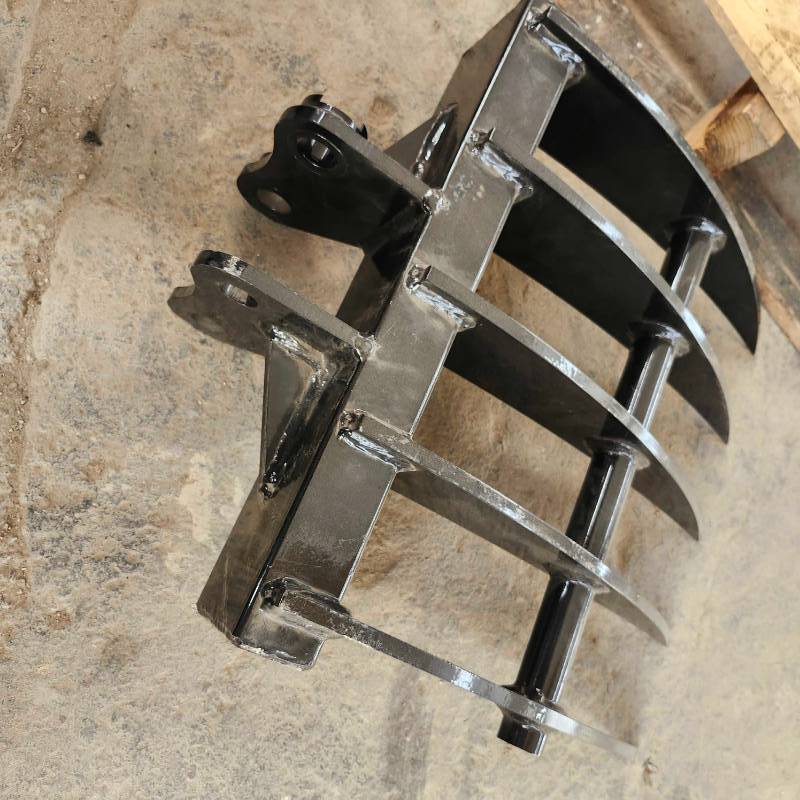 lot 75 image: Rake - Mini Excavator Attachment  Fits to 1-3 Ton Excavator
