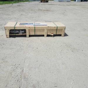 lot 4002 image: 13x20ft Metal Storage Shed Model GS1320&nbsp
