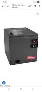 lot 10003 image: Goodman 1.5 Ton Vertical Cased Coil with TXV (17.5 ) - CAPTA1818B4 - Retail $610