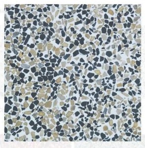 lot 10035 image: Floorazzo Marble Tile, Chocolate Chip, Approximately 60 Panels, Approximately 48inx24in