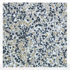 lot 10036 image: Floorazzo Marble Tile, Chocolate Chip, Approximately 60 Panels, Approximately 48inx24in
