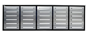 lot 4013 image: Chery Industrial 10ft 30-Drawer Stainless Steel Workbench&nbsp