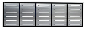 lot 4022 image: Chery Industrial 10 ft 30-Drawer Stainless Steel Workbench&nbsp