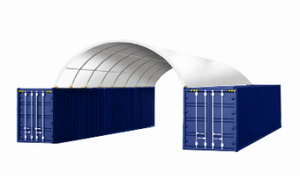 lot 4026 image: Chery Industrial Container Shelter C2040 PVC Cover 420G&nbsp