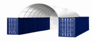 lot 4035 image: Chery Industrial Gold Mountain Container Shelter C2040 20x40ft