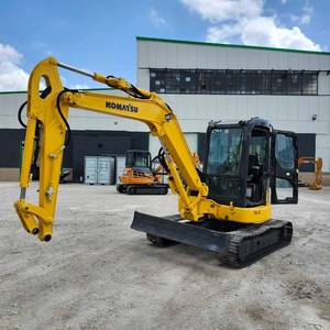 lot 10 image: 2021 Komatsu PC55MR-5 Compact Mini Excavator  1,759.1 Hours  Bucket Included