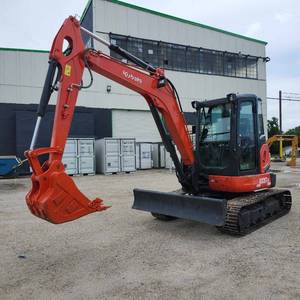 lot 30 image: 2021 Kubota KX057-5 Mini Excavator  876 Hours  Kubota Engine
