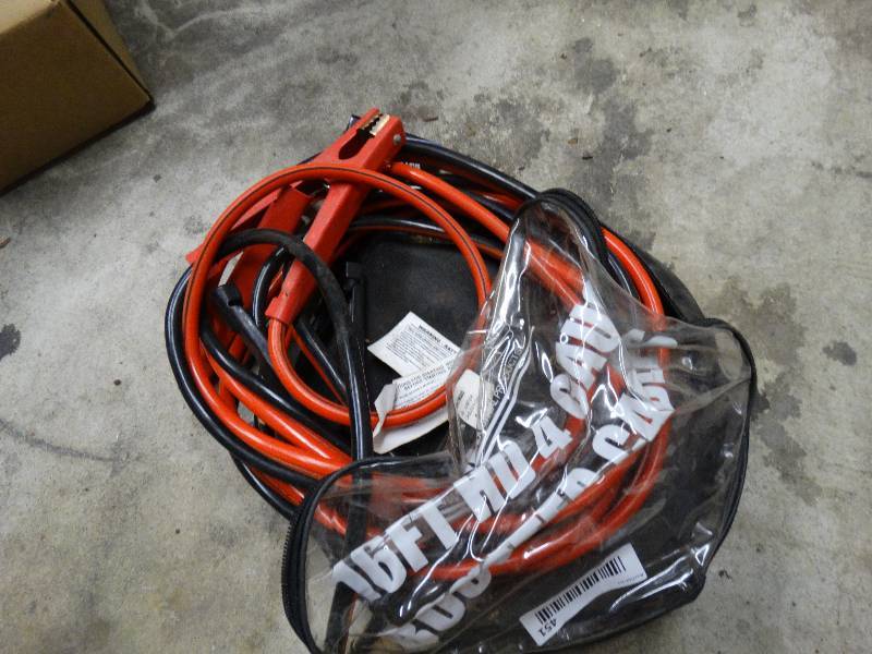 lot 451 image: 16 ft jumper cables