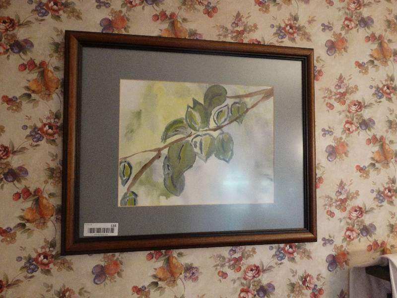 lot 135 image: Framed painting