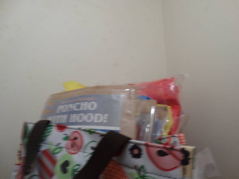 lot 163 image: Lot of various rain coats travel pillows