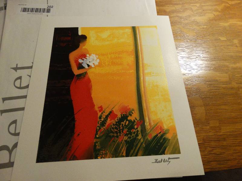 lot 202 image: Emile Bellet 8-12 x 7 print w certificate of authenticity