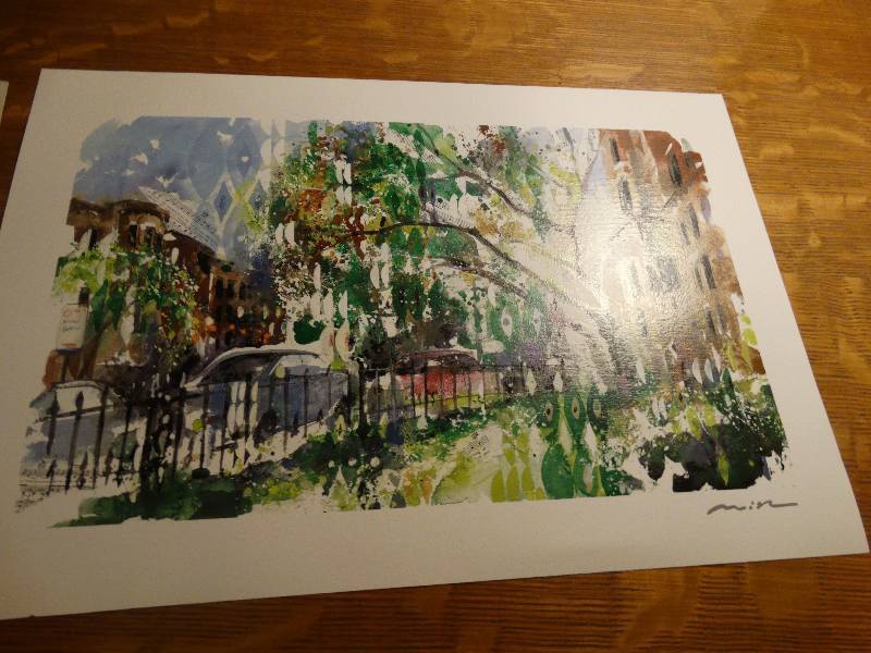 lot 203 image: Misha Lenn 6-34 x 11 print w certificate of authenticity