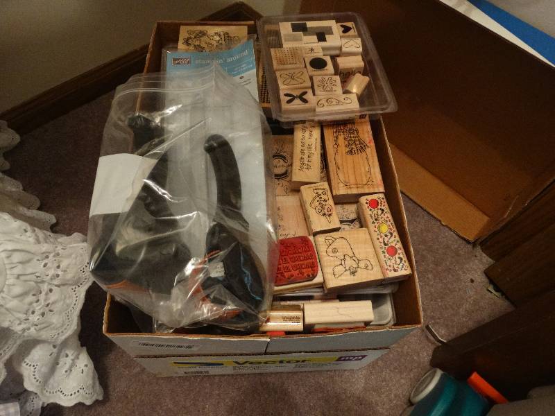 lot 257 image: Large lot of Stampin up stamp items