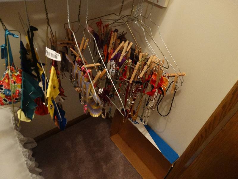 lot 260 image: Large lot of various costume jewelry- necklaces bracelets