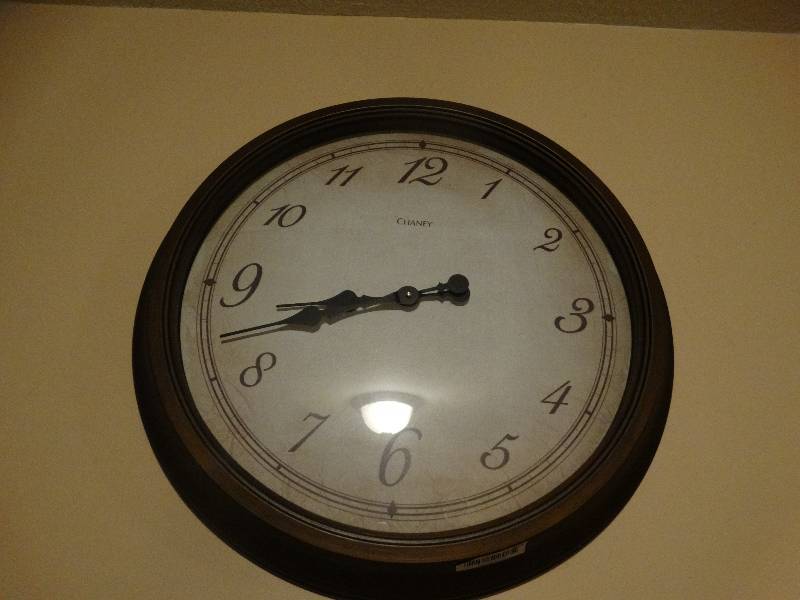 lot 305 image: Large Chaney wall clock