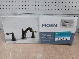 lot 3444 image: New MOEN WaterSense Certified Lift Rod Drain Faucet - Oil Rubbed Bronze